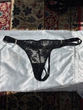 Bordelle Black Lace Thong
